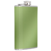 Flasques Moderne mignon Solide dégradé vert motif d'onde (Droite)