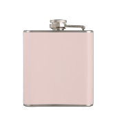Flasques Moderne Minimal Pastel Rose Bonjour Et Vous Nom (Dos)