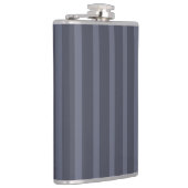 Flasques Moderne rayé gris bleu (Droite)