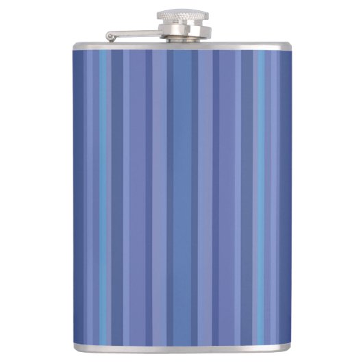 Flasques Moderne Rayure Bleue Violette (Devant)