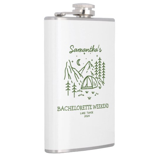 Flasques Moderne Rustique Camping Bachelorette Party Nature (Droite)