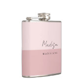 Flasques Moderne Simple Style Fille Blush Rose Vintage (Droite)