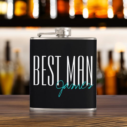 Flasques Moderne Type Best Man Personnalisé Mariage Party