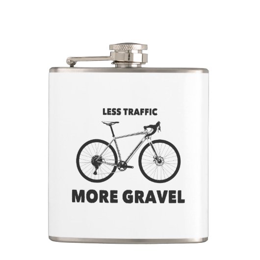 Flasques Moins de circulation, plus de gravier (Devant)