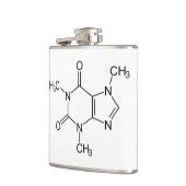 Flasques Molécule de caféine Chimie Café Atomes (Gauche)