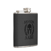 Flasques Molon Labe Laurels, guerrier spartiate (Droite)