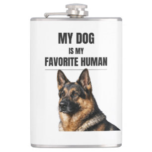 Flasques Mon chien est mon humain préféré