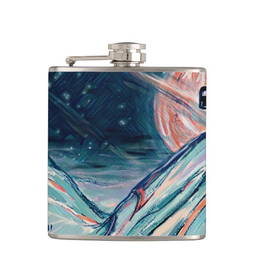 Flasques Mon futur chez soi dans l'espace (Devant)