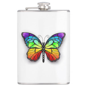 Flasques Monarque papillon arc-en-ciel
