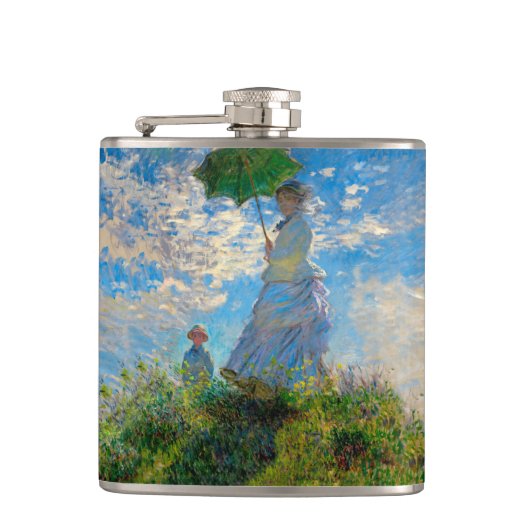 Flasques Monet Femme Parasol Impressionnisme (Devant)