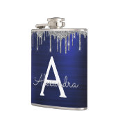 Flasques Mongram de Silver Navy (Gauche)