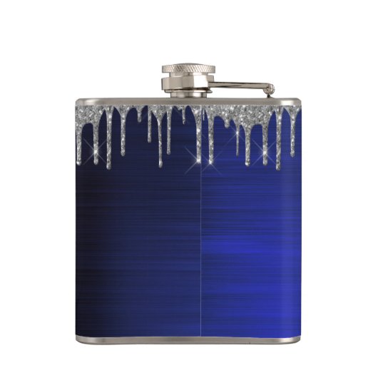 Flasques Mongram de Silver Navy (Dos)