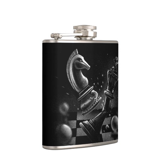 Flasques Monochrom d'échecs dramatique (Droite)