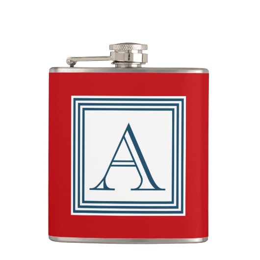 Flasques Monogram design (Devant)