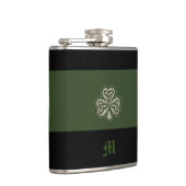 Flasques Monogram Elegant tendance shamrock irlandais chanc (Droite)