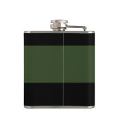 Flasques Monogram Elegant tendance shamrock irlandais chanc (Dos)