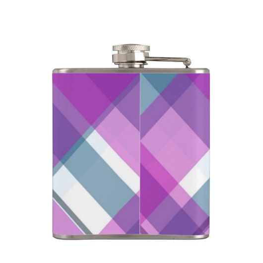 Flasques Monogramme à plis violet clair (Dos)