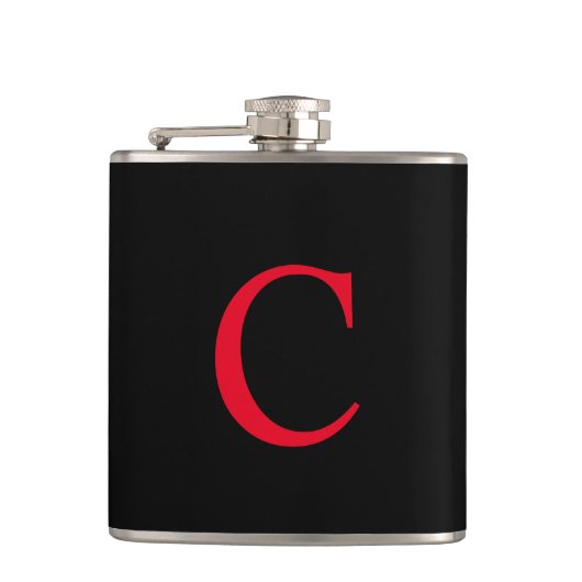 Flasques Monogramme C en noir (Devant)