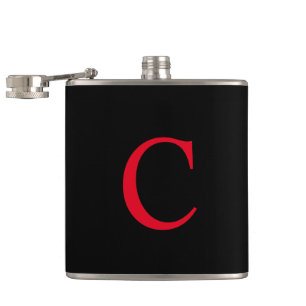 Flasques Monogramme C en noir