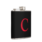 Flasques Monogramme C en noir (Droite)