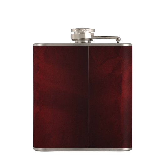 Flasques Monogramme d'argent rouge (Dos)