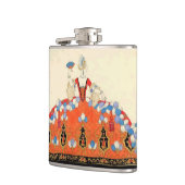 FLASQUES MONOGRAMME DE CONCEPTEUR DE MODE LADANGE ORANGE (Gauche)