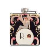 FLASQUES MONOGRAMME DE COSTUMIER DE MODE DE BEAUTÉ D'ART (Dos)