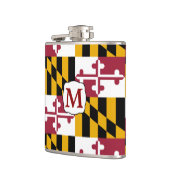 Flasques Monogramme de drapeau d'état du Maryland (Gauche)