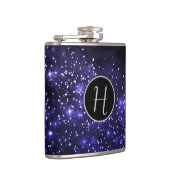 Flasques Monogramme de la galaxie bleue de minuit (Droite)