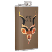 Flasques Monogramme de l'Antelope du Grand Kudu (Droite)
