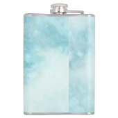 Flasques Monogramme de marbre bleu fumé (Dos)
