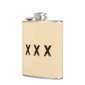 Flasques Monogramme de style Moonshine (Gauche)