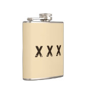 Flasques Monogramme de style Moonshine (Droite)