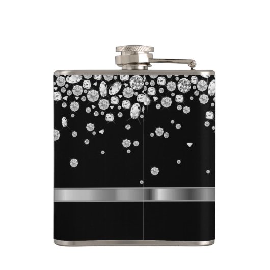 Flasques Monogramme Diamond - Bridesmaid (Dos)