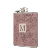 Flasques Monogramme du cépage de Bourgogne (Gauche)