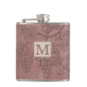 Flasques Monogramme du cépage de Bourgogne (Devant)