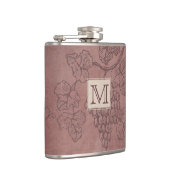 Flasques Monogramme du cépage de Bourgogne (Droite)