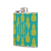 Flasques Monogramme du fruit tropical | d'ananas (Gauche)