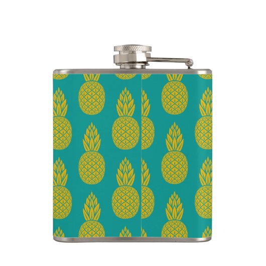 Flasques Monogramme du fruit tropical | d'ananas (Dos)