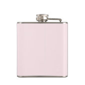 Flasques Monogramme Elegant Minimal Blush rose et or (Dos)