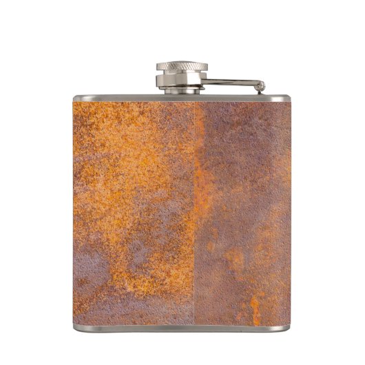 Flasques Monogramme en acier rouillé (Dos)