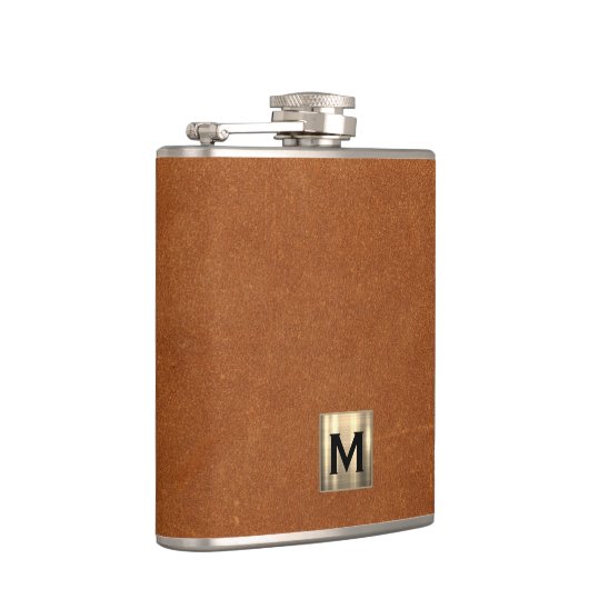 Flasques Monogramme en cuir Brown (Droite)