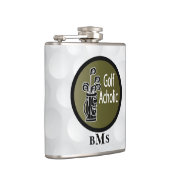 Flasques Monogramme Funny Golf Acholic (Droite)
