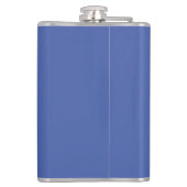 Flasques Monogramme initial manuscrit propre nom bleu (Dos)
