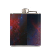 Flasques Monogramme, M106 galaxie en spirale, cannes (Dos)