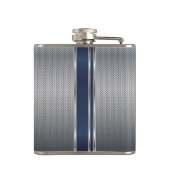Flasques Monogramme Maillage en argent et bleu foncé (Dos)