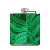 Flasques Monogramme minéral malachite (Dos)