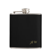 Monogramme minimaliste moderne noir