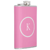 Flasques monogramme minimaliste personnalisé (Droite)