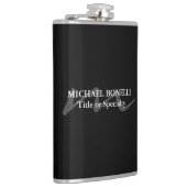 Flasques Monogramme moderne tendance initial professionnel (Droite)